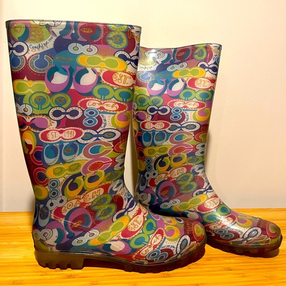 Coach Poppy Rain Boots